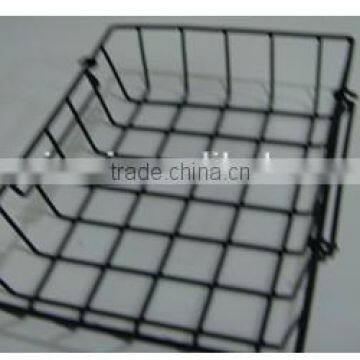 Hand-held Design Convenient Metal Wire Basket Display Rack photo-4