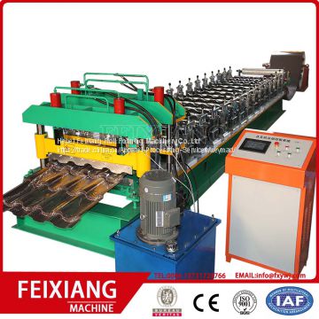 roof and wall glazed tile roll forming machine