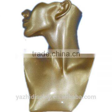 Fashion Female Bust Mannequin for Jewelry and Earing Display
