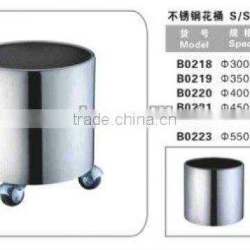 Stainless steel flower pot.garden planter,garden flower planter