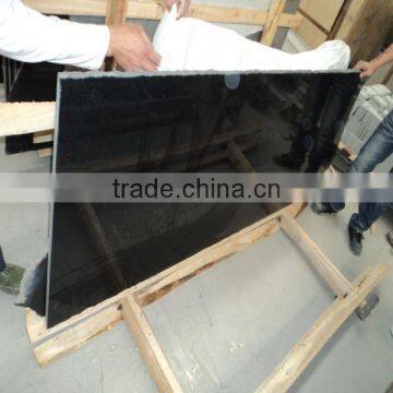 High Quality Absolute Black Granite, Polished Chinese Black Granite Countertop photo-2