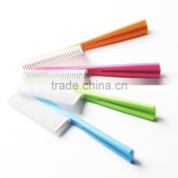 Plastic Double Color Hair Brush Advanced Teasing Comb