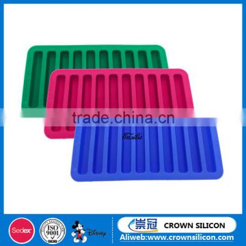 Food grade Bar shape silicone ice cube tray