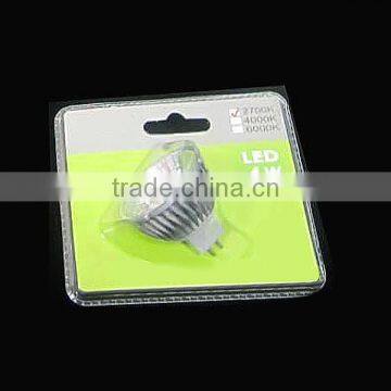 Vacuum PVC plastic slided carboard packaging box