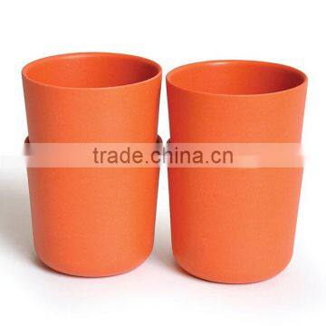 factory selling best bamboo fiber eco friendly tableware bowls cups, kids bamboo water cups