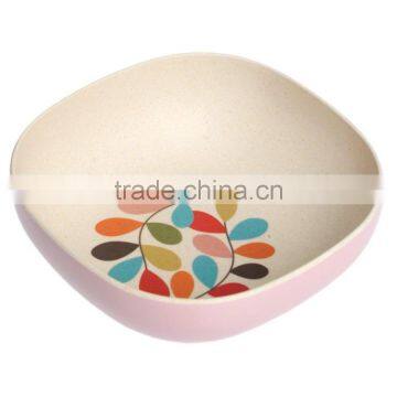 Green ,Eco friendly, Durable, Nontoxic Bamboo fiber Composite Salad Bowl