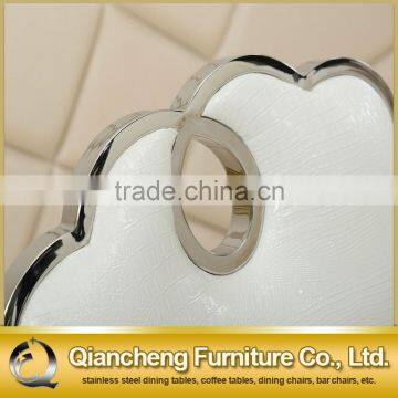 European Style Elegant White Dining Chair photo-6