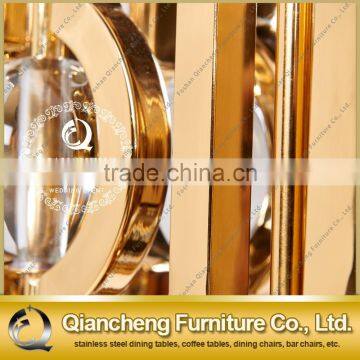 Rose Golden Wedding Cake Table for Banquet Hall photo-3