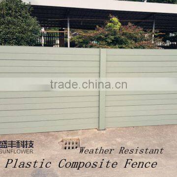 Weather Resistant Wpc Fence for Outdoor Decorative Garden Fencing in Europe Style,180*180cm Fence Panels,better Than Pvc Fence photo-2