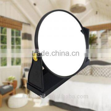 Plastic Frame With Single Siled Desk Mirror/black Square Desk Mirror photo-2