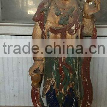 hand carved kuanyin buddha statue scultpure for decor.use wooden buddha statue wood buddha statue scultpure