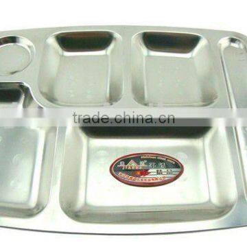 SS18/8 Stainless Steel Fast Food Tray photo-5