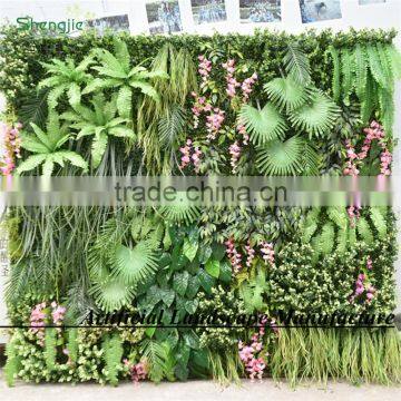 Fake Foliage Plant Wall Hanging Silk Vertical Green Plant Wall photo-3
