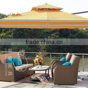 cheap garden home rattan alumnimum frame outdoor furniture sofa