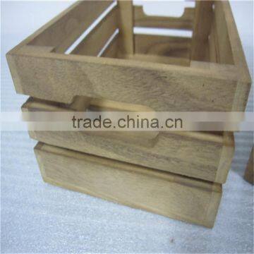 Modern Style Pine Wooden Storage Box Wooden Crates photo-6