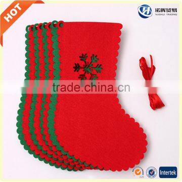Felt Colorful Design Christmas Sock for Sale photo-5