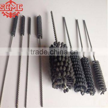 industrial twisted handle abrasive ball polishing brush