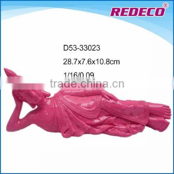 Resin sleeping buddha for decoration