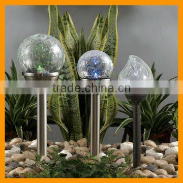 2015 Hot Products China Wholesale Solar Crackle Ball Light Solar Garden Light