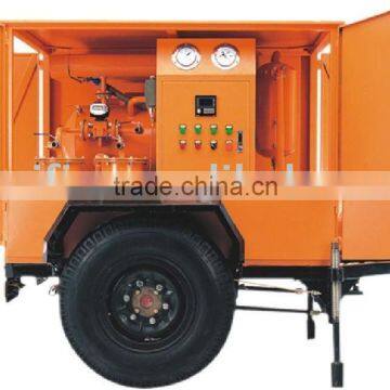 Mobile transformer oil purification machine