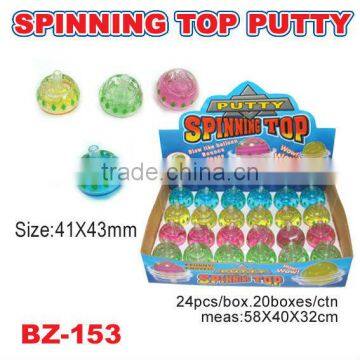 spinning top putty toys