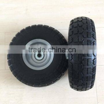 Steel Hub Small PU Wheel 4.10 350-4 Tyre photo-2