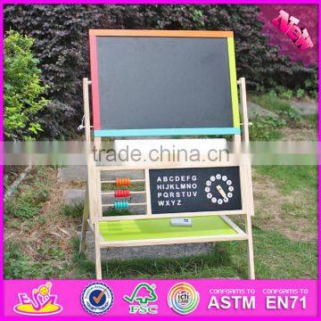 2016 New Design Double-sided Children Wooden Adjustable Drawing Board W12B103 photo-5