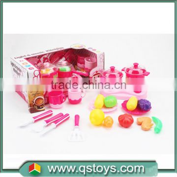 2016 hot selling fantastic kitchen play set for little girl