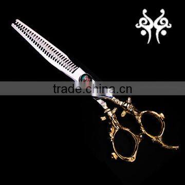 Beauty scissors japanese 440c steel hair thinning scissors