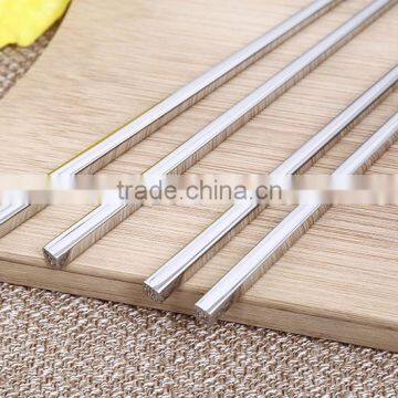 China Sale Square Chopsticks New Stainless Steel Chopsticks photo-4