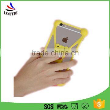 High Quality Colorful Candy Cute Ring Support Universal Soft Silicone Phone Holder Suitable For 3.5-6 Inch Phone Model photo-2