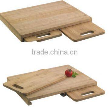 2017 Hot selling bamboo cutting board with small boards