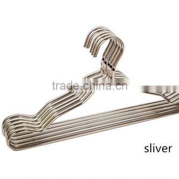 YiWu Metal Clothes Bulk Alloy Metal Hangers Copper Wire Coat Hangers photo-3