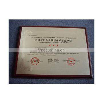 Demonstration units of credit  in China