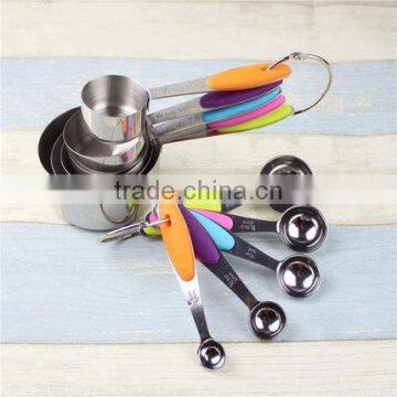 Factory Wholesale 10pcs Stainless Steel Measuring Cup and Spoon Set
