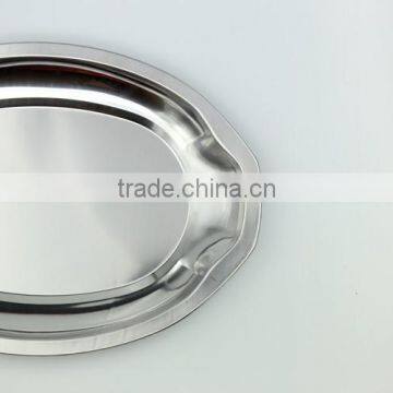 Custom Made Deep Stainless Steel Dinner Plate & Dishes With Thick Wall photo-2