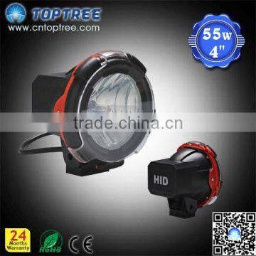 4'' hid lights spot beam offroad 55w jeep led headlights