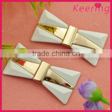 fashion bow design metal shoe clip shoe accessories WSC-322