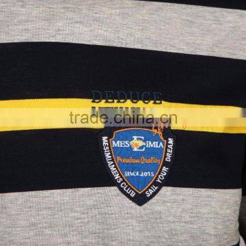 Mens Bulk Sale Plain Stripe Cotton t Shirt photo-3