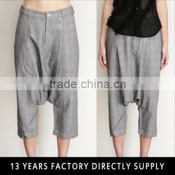 UK simple design Britich harem pants women