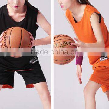 2016 Women Double-sided Sportwear Quick Dry Basketball Jersey Set photo-3