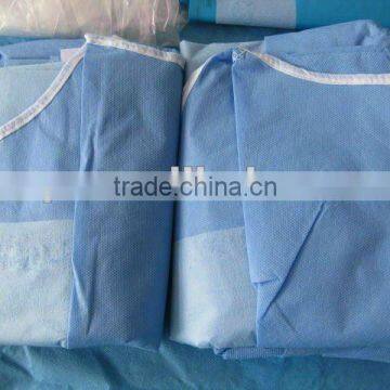 Custom Hospital Knit Cuff Blockade Unisex Doctor and Nurse Gown