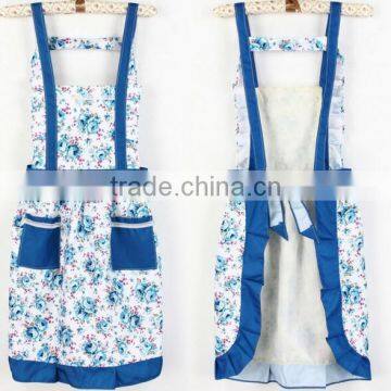 Waterproof anti-oil peach Jeanette aprons aprons, double aprons, aprons princess