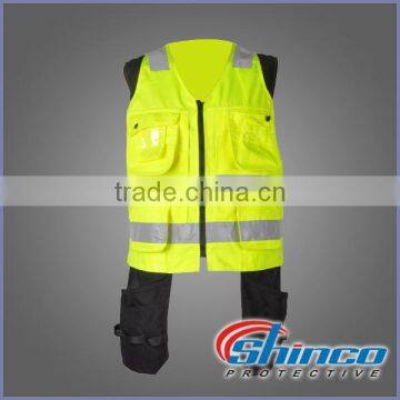 Cotton safety cheap hi vis winter jacket 100% cotton jackets men/fire retardant jacket