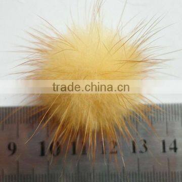 wholesale fake fur pom poms ball / fox fur ball / mink pompon