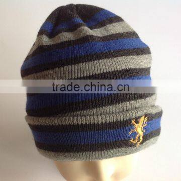 Acrylic and Polyester Soft & Warm Lovely Boy's Fashion Kids Knit Hats Factory photo-4