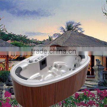 2 people whirlpool outdoor spa