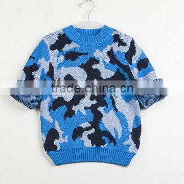 New Arrival Hand-made Sweater Design For Kid Wear Spring Children Clothes Camouflage photo-6