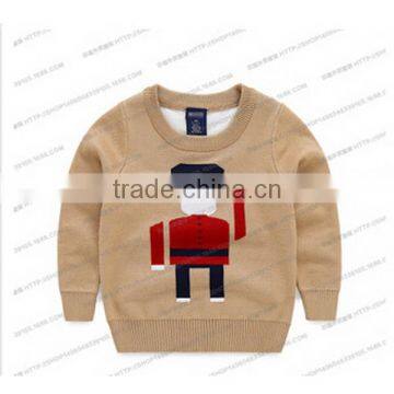 Garment Knitted Baby Wear Boys Sweater Boys Long-sleeved Cotton Crochet Sweater Pullover