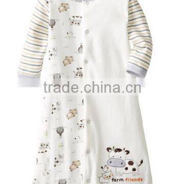 China Applique Wearable Cotton Baby Sleeping Sacks photo-4
